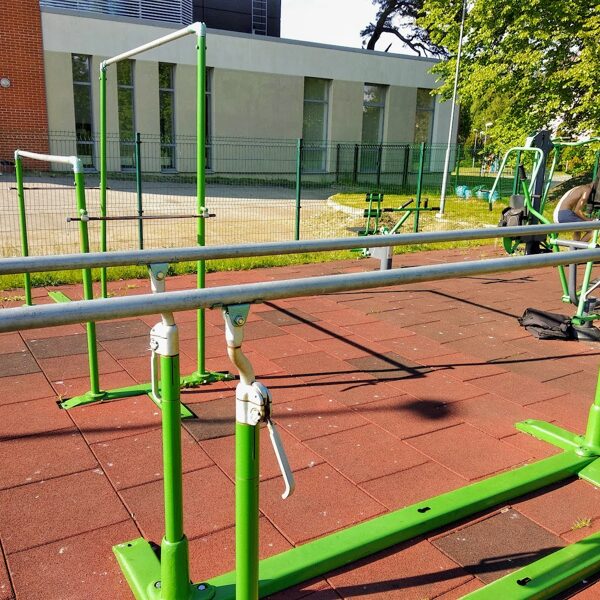 Fitness corner next to the guest house