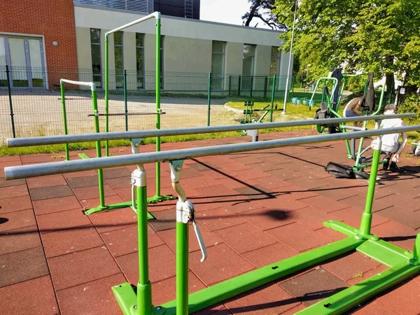 Fitness corner next to the guest house
